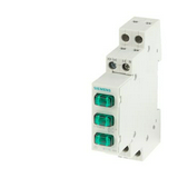Jelzőlámpa komplett 3F jelző LED 230V zöld 1M SENTRON SIEMENS
