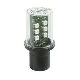Jelzőlámpa LED 230V BA15d zöld Harmony XVB Schneider