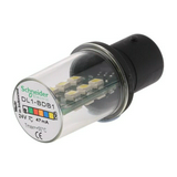 Jelzőlámpa LED 24V BA15d fehér Harmony XVB Schneider