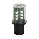 Jelzőlámpa LED 24V BA15d zöld Harmony XVB Schneider