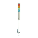 Jelzőoszlop kompakt piros 1x villanó folytonos villogó +hang 100-240V AC Harmony XVC Schneider