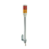 Jelzőoszlop kompakt piros-narancs 2x folytonos 24V AC/DC 40mm/ IP54 Harmony XVC Schneider