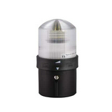 Jelzőoszlop komplett fehér 1x 0-250V AC/DC 70mm-átmérő IP65/IP67 Harmony XVB Schneider