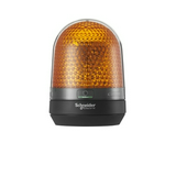 Jelzőoszlop komplett narancs 1x villanó folytonos villogó 48V DC 100mm/ Harmony XVR Schneider