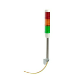 Jelzőoszlop komplett piros-sárga-zöld 3x folytonos 230V AC/DC 45mm/ IP54 Harmony XVM Schneider