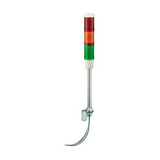 Jelzőoszlop komplett piros-sárga-zöld 3x folytonos +hang 230V AC 45mm/ IP54 Harmony XVM Schneider