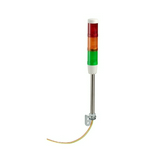 Jelzőoszlop komplett piros-sárga-zöld 3x folytonos +hang 24V AC/DC 45mm/ Harmony XVM Schneider