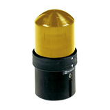 Jelzőoszlop komplett sárga BA15d 1x 250V AC/DC IP65 70mm-átmérő Harmony XVB Schneider