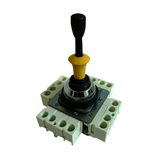 Joystick kapcsoló komplett 2-irányú 1-záró-nyitó 80mm-kar fém-előlapgyűrű Harmony XD2 Schneider