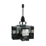 Joystick kapcsoló komplett 3A 4-irányú 2-záró visszahúzással 87mm-kar IP66 Harmony XD2 Schneider