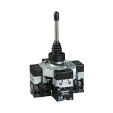 Joystick kapcsoló komplett 3A 4-irányú 2-záró visszahúzással 87mm-kar IP66 Harmony XD2 Schneider