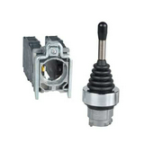 Joystick kapcsoló komplett 4-irányú 1-záró 54mm-kar fém-előlapgyűrű IP66 Harmony XD4 Schneider