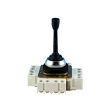 Joystick kapcsoló komplett 4-irányú 1-záró-nyitó 80mm-kar fém-előlapgyűrű Harmony XD2 Schneider