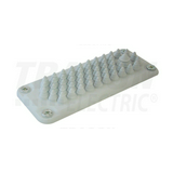 Kábelátvezető 51-kábelhez vágható IP55 kezeletlen műanyag 222mm x 30mm 92mm x TRACON
