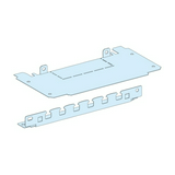 Kábelbevezető lemez álló csatonához 287mm-sz 160mm-mé fém fehér Prisma G Schneider