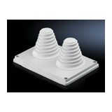 Kábelbevezető lépcsős 2bement porszórt műanyag 250mmx 160mm SV Rittal