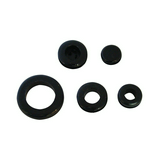 Kábelbevezető 18.9mm-kábelátmérőhöz 1.4-1.6mm nyitott gumi fekete 1x 25 TRACON