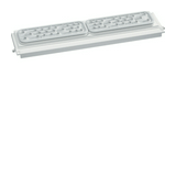 Kábelbevezető panel (2db) műanyag 460mm x 25mm x 113mm Vega D Hager