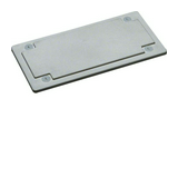 Kábelbevezető teli fedél 232mm x 120mm x 17mm műanyag Quadro/Univers/Orion Hager