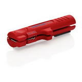 Kábelcsupaszító max.12mm-széles lapos kábelhez 4-13mm 0.8-2.5mm2 körvágó KNIPEX