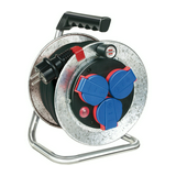 Kábeldob acéllemez 25m H07RN-F 1.5mm2/ 3x 3x2P+E/230V IP44 BAT SK LECTRA
