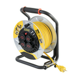 Kábeldob kültéri 3000W acéllemez 25m H07RN-F 2.5mm2/ 3x 4x2P+E/230V IP44 STANLEY