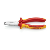 Kábelköpeny eltávolító fogó 61HRC vágás 2,2/3,2mm csupaszolás 0.75-2.5mm körvágó KNIPEX