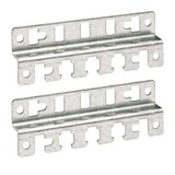 Kábelrögzítő 200mm széles kábelrendezőbe 185mm galvanizált acél rendszer csavaros Quadro Hager
