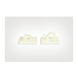Kábelrögzítő bilincs 25x25mm öntapadós (100db) 1-kábel/cső műanyag RA13-PA66-NA Hellermann Tyton