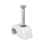 Kábelrögzítő bilincs szeggel Haft-Clip 7-12mm fényesfehér 2026 18 RW OBO-BETTERMANN
