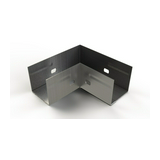 Kábeltálca 90° idom 50mm x 50mm-mag. 90° szalaghorganyzott acél CPER 50x50 GS BASOR