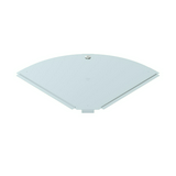 Kábeltálca irányváltó idom fedél vízszintes 90° acél 300mm x 358mm RBD 90 300 DD OBO-BETTERMANN