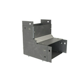 Kábeltálca emelő idom lépésálló 200mm x 100mm-mag. 45° szalaghorganyzott acél CCWT 200 GS BASOR