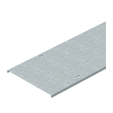 Kábeltálca fedél 100mm-sz 3000mm szalaghorganyzott ZnAl fordítóreteszes DRL 100 DD OBO-BETTERMANN