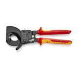 Kábelvágó mechanikus racsnis 32mm-max. kábelátmérő 240mm2-max. 250mm-hossz 1000V VDE KNIPEX