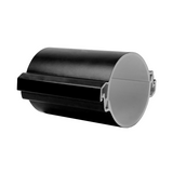 Kábelvédő cső 3m/szál összepattintható 110mm/ kívül-belül sima fekete PVC merev KOPOHALF KOPOS