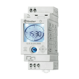 Kapcsolóóra digitális 1-csatorna napi heti váltó 16A 2TE 12.51.8.230.0000 FINDER