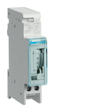 Kapcsolóóra sorolható analóg kvarc 1csatorna napi 1M 16A kalapsínre EH Hager