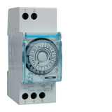 Kapcsolóóra sorolható analóg kvarc 1csatorna napi 2M 16A kalapsínre EH Hager