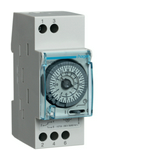 Kapcsolóóra sorolható analóg kvarc 1csatorna napi 2M 16A kalapsínre EH Hager