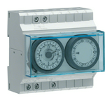 Kapcsolóóra sorolható analóg kvarc 1csatorna napi 5M 16A kalapsínre EH Hager