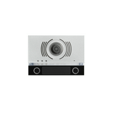 Kaputábla modul előlap 2Voice audio-video modulra 2-gombos 1083/48-hoz 2-egység acél Alpha URMET