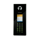 Kaputelefon kaputábla 2Voice RFID (proximity) kártyaolvasóval üveg 6dig fekete Elakta URMET