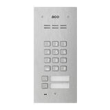 Kaputelefon kaputábla audió 2lakás kódzár RFID süllyesztett 2-erű 2hívógomb nemesacél ACO
