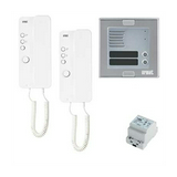 Kaputelefon készlet 4+n audio 1148/22+2x1150/1+1145/500+786/11 2-lakás SinthesiS2+Miro URMET