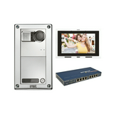 Kaputelefon készlet iPercom videó 1060/70+1060/31+1039/44 1-lakás Sinthesi Steel+Max URMET