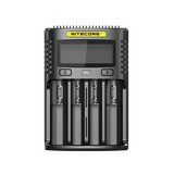 Kellék akkumulátor töltő  4A USB 4csatornás Li-Ion/Ni-Mh AAA AA C D forma  UMS4 NITECORE