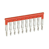 Keresztösszekötő 4mm2 sorkapocshoz 10P szigetelt piros Viking3 LEGRAND