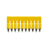 Keresztösszekötő 4mm2 sorkapocshoz (WDU) 10P szigetelt sárga WQV 4/10 Weidmüller