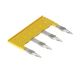 Keresztösszekötő 2,5mm2 sorkapocshoz 4P szigetelt sárga ZQS 2.5/4 Weidmüller